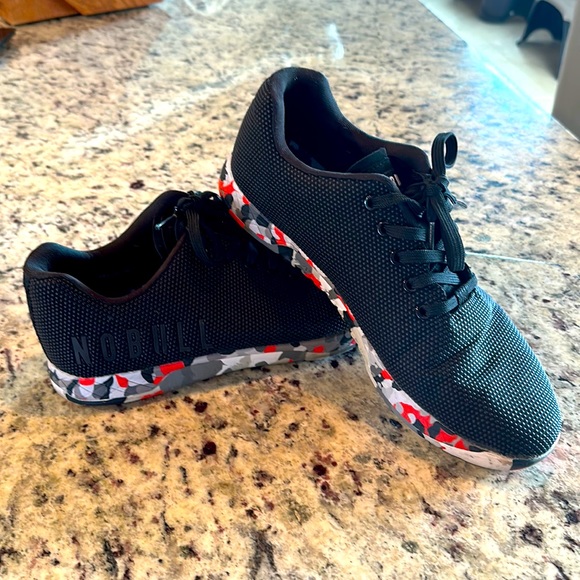 No Bull Shoes Mens No Bull Black With White Red And Gray Soles